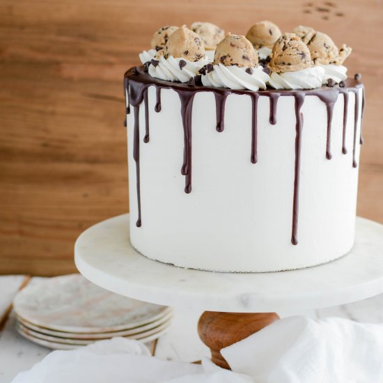 Chocolate Chip Cookie Dough Cake