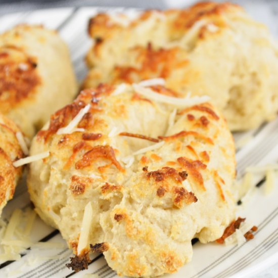 Air Fryer Garlic Parmesan Bagels