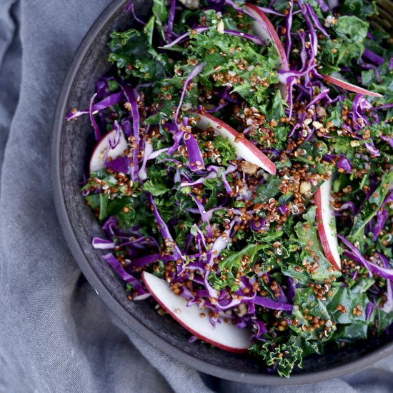 Cabbage And Kale Slaw