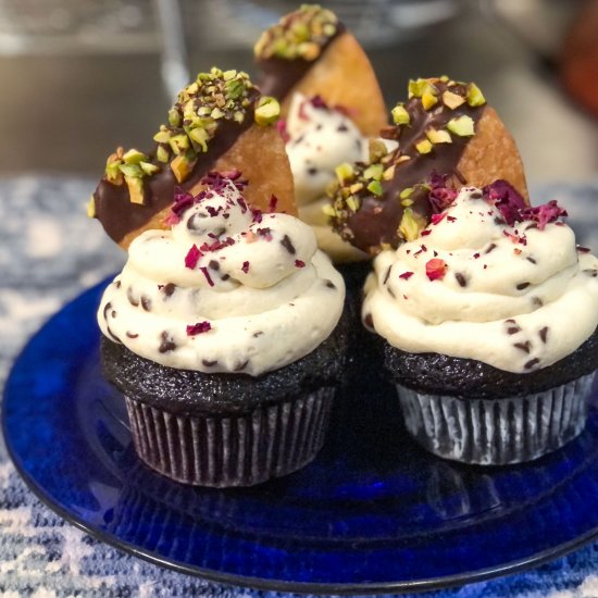 Cannoli Cupcakes