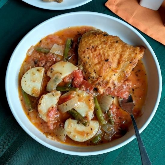 chicken cacciatore