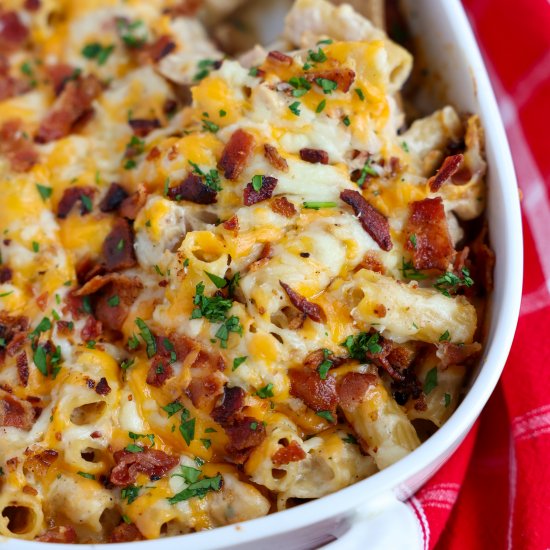 Chicken Bacon Ranch Casserole