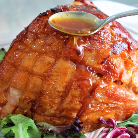 Baked Ham with Honey Dijon Glaze