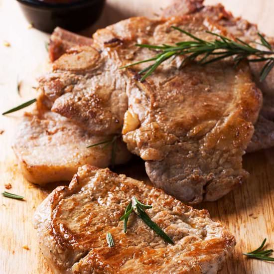 Grilled Boneless Pork Chops