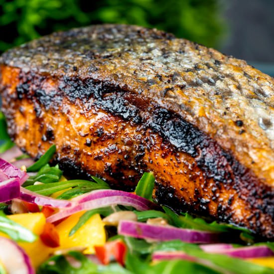 Pan Fried Jerk Salmon Fillets