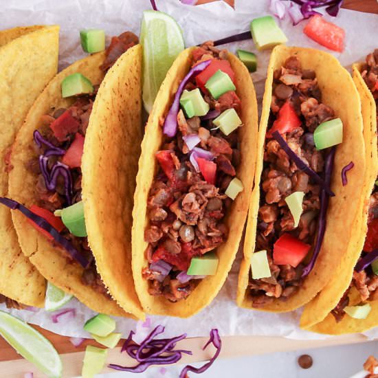 Lentil Walnut Taco Meat