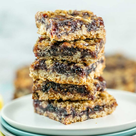 Oatmeal Jam Bars