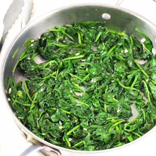 sautéed spinach with garlic