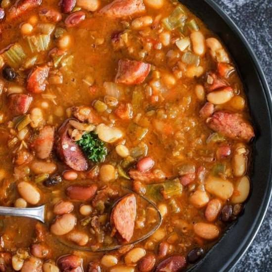 Cajun 15 Bean Soup