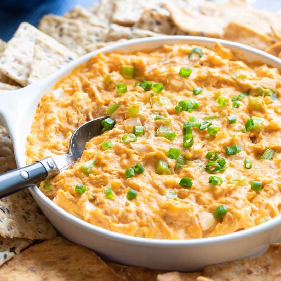 Healthy Buffalo Chicken Dip