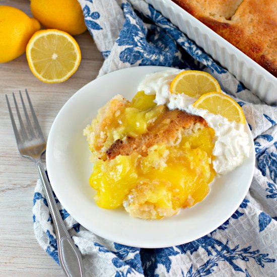 lemon buttermilk cobbler