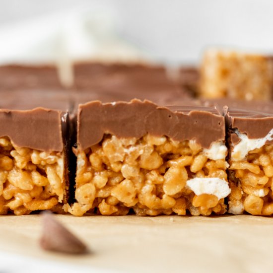 Chocolate Peanut Butter Rice Krispy