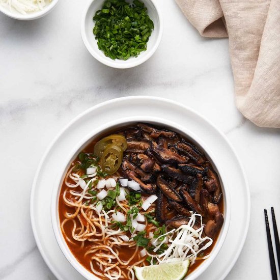 Mushroom Birria Ramen