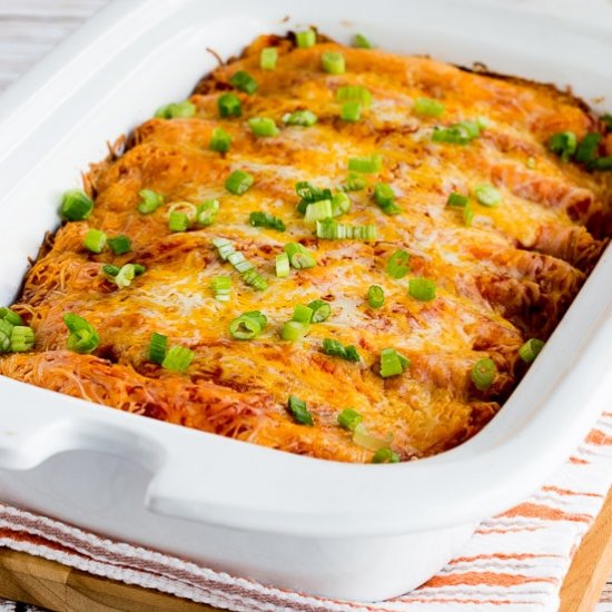 Sour Cream Chicken Enchiladas