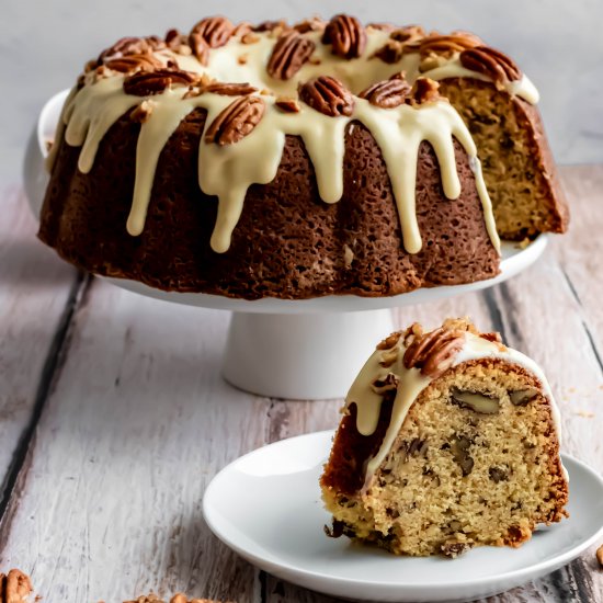 Maple Pecan Bundt Cake