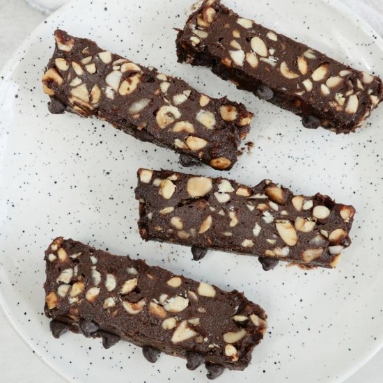 Nutty Chocolate Fudge Slice