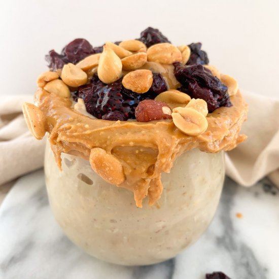 pb and j overnight oats