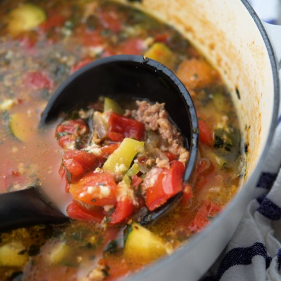 Sausage and Zucchini Soup