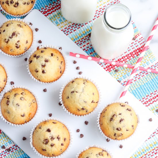 Easy Chocolate Chip Muffins