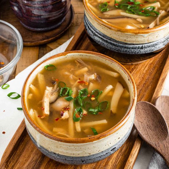 Vegan Hot & Sour Soup!