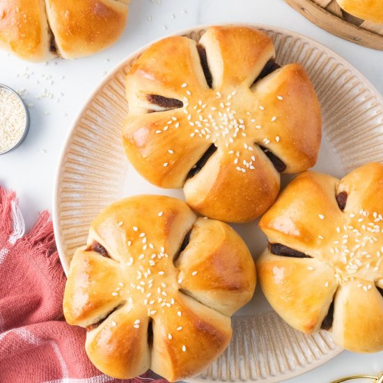 Red Bean Milk Buns