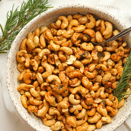 Rosemary Roasted Cashews