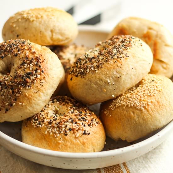 Sourdough Bagels