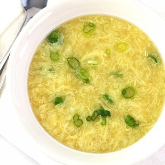 homemade egg drop soup