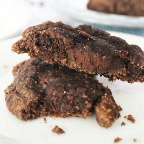 Paleo Espresso Hot Fudge Cookies