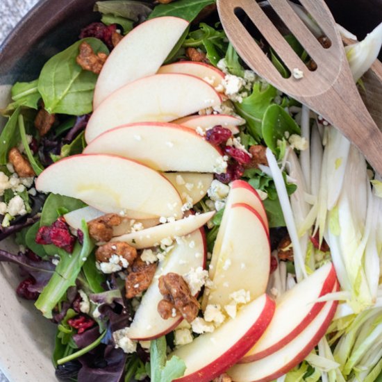 Apple Cranberry Walnut Salad