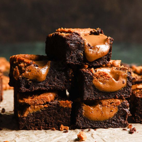 Biscoff brownies