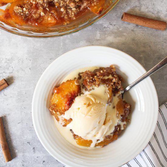 Easy Peach Crisp