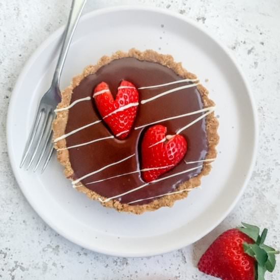 Chocolate and Strawberry Tartlets