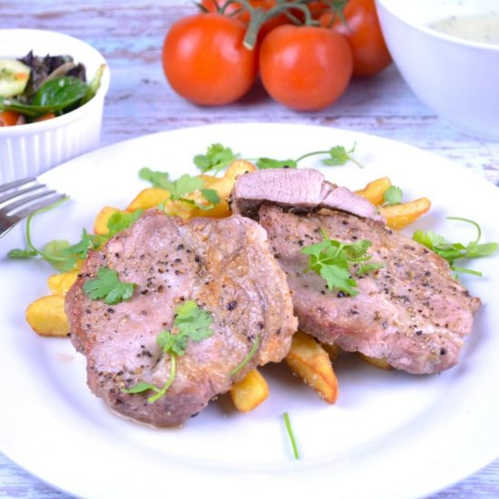 Pork Steak in Air Fryer