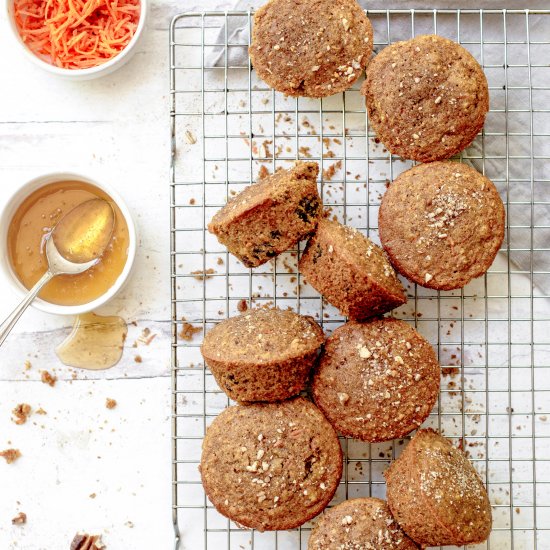 Whole-Grain Carrot Muffins