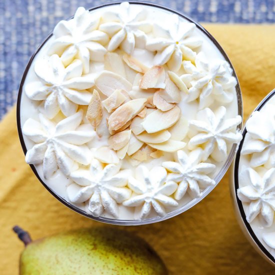 Ginger Cake & Pear Trifles