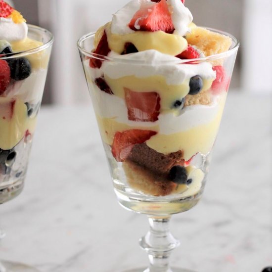 Individual Berry Trifles