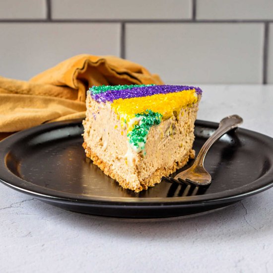 King Cake Cheesecake