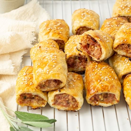 Gourmet Pork Sausage Rolls