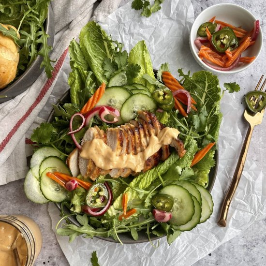 My Favorite Chicken Bahn Mi Salad