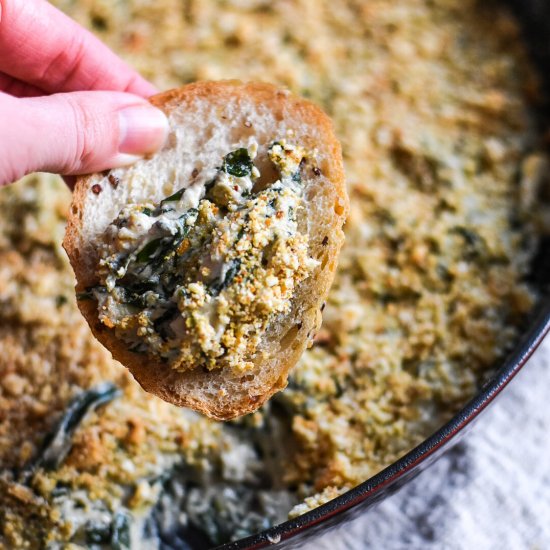 Vegan Spinach Artichoke Dip