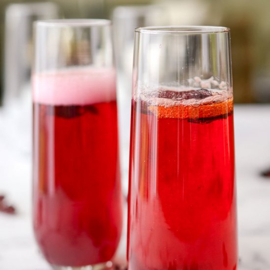 Hibiscus Tea Mimosas