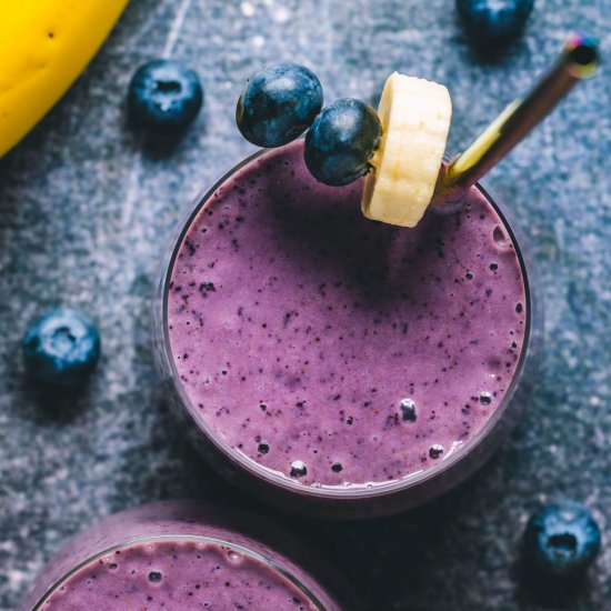 Blueberry Banana Smoothie