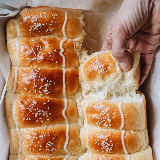 Chinese Coconut Buns -Cocktail Buns