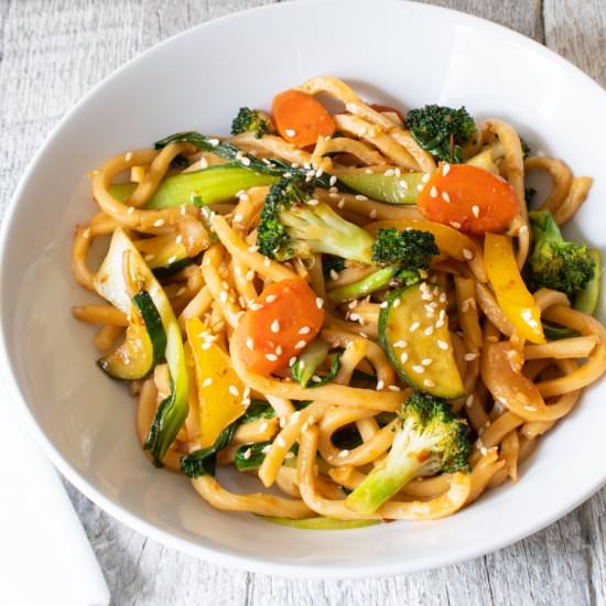 Spicy Udon Stir Fry