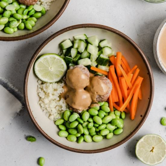 Asian-Inspired Turkey Meatballs