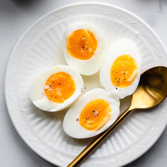 Soft Boiled Eggs in Microwave