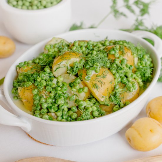 Dill Peas and Potatoes