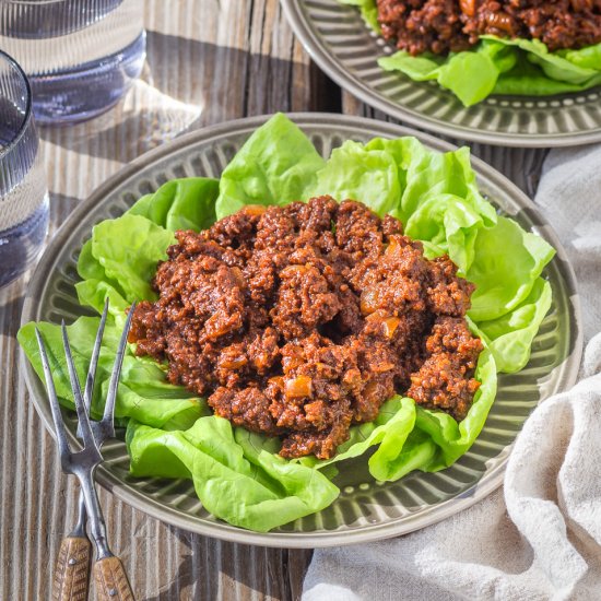 Sloppy Joes in Lettuce Cups