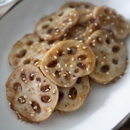 Sweet and sour lotus root